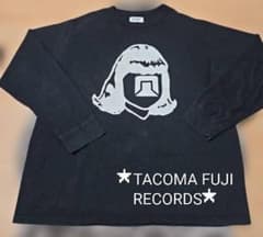 未使用　速乾TACOMA FUJI RECORDS 化繊長袖カットソー XL TACOMA FUJI RECORDS ブラックロングスリーブカットソー XL - メルカリ