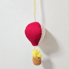 ナカジマ スヌーピー ウッドストック 気球 吊り下げマスコット 2014年製 激レアナカジマ Peanuts ウッドストック 気球 吊り下げマスコット