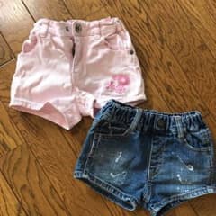 ショートパンツ 90 ２枚セットのサムネイル
