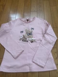 mezzo piano クマ刺繍 長袖カットソーのサムネイル