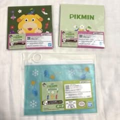 バンダイ ピクミン スタンドアップメモ2個　ポーチコレクションのサムネイル