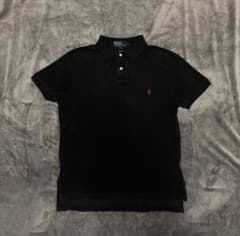 Ralph Lauren ポロシャツ y2k swag パイル生地 ブラックのサムネイル