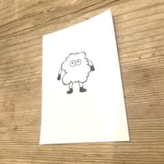 オリジナルキャラクター 手描きイラスト A4サイズ オリジナルイラスト 手描きイラスト a4サイズ 墨汁鉛筆クレヨン