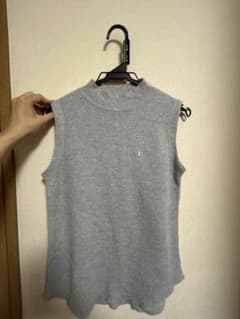 Champion ノースリーブ ワッフル素材 グレーのサムネイル