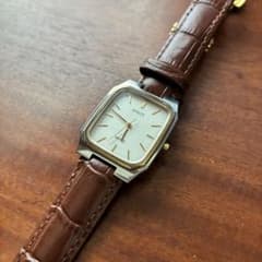 稼働　電池新品　seiko dolce ヴィンテージウォッチ　レクタンギュラー 稼働 新品電池 seiko dolce レクタンギュラー タンク ウォッチ - メルカリ