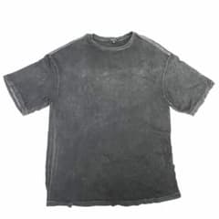 R13 アールサーティーン フェード加工 シングルステッチ 無地 Tシャツ 