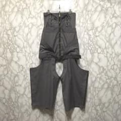 AKIKOAOKI アキコアオキ レースアップスカートストライプパンツ 23AW
