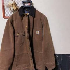 カーハート 80s USA製 裏地ブランケット ダックカバーオールのサムネイル