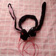チャックスGP☆汎用うさぎ ヘッドホン☆黒 チャックスGP☆汎用うさぎ ヘッドホン☆黒 TAiTO チャックスGP汎用