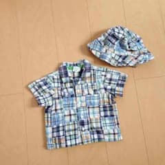 3月29日までの出品➳baby Gap シャツ帽子セットのサムネイル