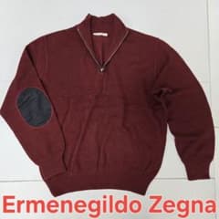 Ermenegildo Zegna バーガンディニット - メルカリ