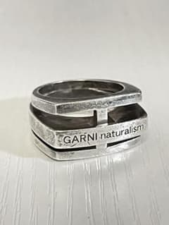 17号】ガルニ GARNI 3連スクエアリング シルバー ヴィンテージ - メルカリ