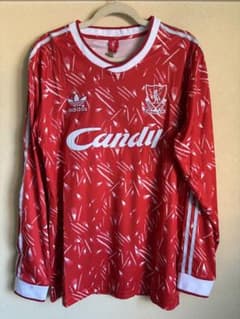 Liverpool FC adidas ジャージ レッド 長袖 89-91 - メルカリ
