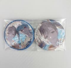 ChroNoiR 葛葉 叶 缶バッジ 2個セット Blue Memories - メルカリ