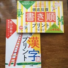 隂山英男の徹底反復シリーズ　漢字プリント&書き順プリントのサムネイル