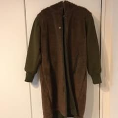 AMERICAN EAGLE ロングコート　カーキ&ブラウンのサムネイル