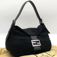 美品✨フェンディ マンマバケット ハンドbがぐ レザー コットン