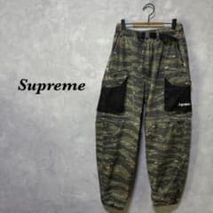 Supreme カーゴパンツ 2way ハーフパンツ カモフラ柄 グリーン S