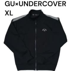 【L】美品 GU×UNDERCOVER トラックジャケット ブラックのサムネイル
