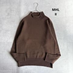 美品✨MHL. CHUNKY WOOL ウール ハイネック ニット ブラウン Ⅱ 美品✨MHL. CHUNKY WOOL ウール ハイネック ニット ブラウン Ⅱ - メルカリ