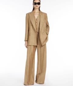 MAX MARA マックスマーラ タキマキ リネン ワイドパンツ 新品 - メルカリ