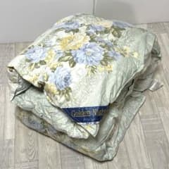 西川 Golden Night 羽毛掛け布団（合掛け）シングル グリーン - メルカリ