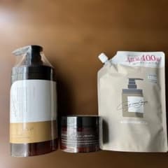 cocone クレイクリームシャンプー 本体 詰替 ヘアマスク セット cocone クレイクリームシャンプー ヘアマスク 詰め替え 3点セット