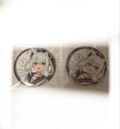 ホロライブ 白上フブキ 缶バッジ ローソン 2点セット - メルカリ