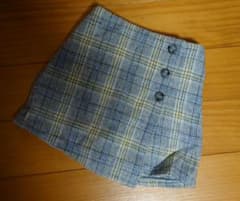 ★140サイズ★新品★未使用★タグ付き★ショートパンツ★チェック柄★ウール素材暖のサムネイル