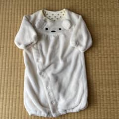ベビー服 50～70サイズ 2way カバーオール 冬用 モコモコ素材 冬生まれのサムネイル