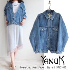 YANUK ヤヌーク 軽量 OversizedJeanJacket ヤヌーク 軽量 57101406 OversizedJeanJacket - メルカリ