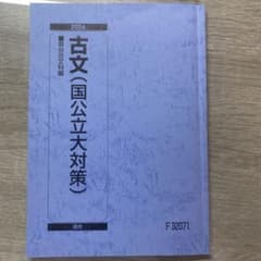 駿台 古文 国公立大対策 2024年度版 テキストのサムネイル
