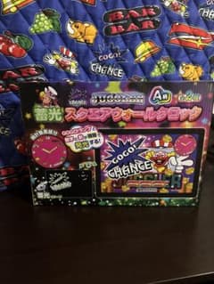JUGGLER 蓄光スクエアウォールクロック A柄のサムネイル