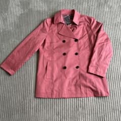 【新品】Eddie Bauer ピンク トレンチコート PXLのサムネイル