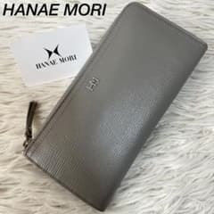 新品未使用】ハナエモリ HMロゴ L字ファスナー レザー 長財布 - メルカリ