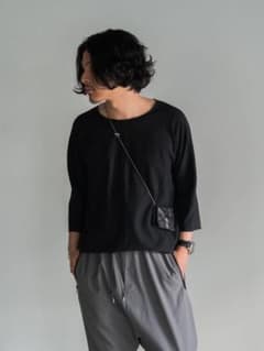 PRY】Cross-Seam Pullover Shirt【BLACK】 - メルカリ