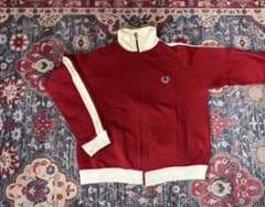希少 80s FRED PERRY 赤 アイボリー トラックジャケット Mのサムネイル