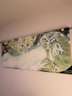 IKEA イケア グスタフ・クリムト 蛇姫 絵画 キャンバスアート 特大