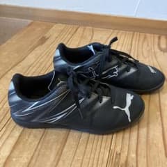 20.5㎝ PUMA トレシュー キッズスニーカー ブラック/シルバーのサムネイル