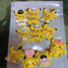 ピカチュウ デコレーションパーツ 10個セットのサムネイル