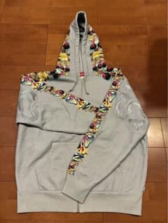 Supreme パトカー刺繍 グレー パーカー Supreme パトカー刺繍 グレー パーカー