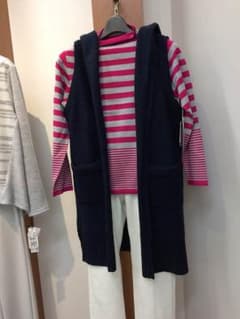 ☆新品☆春ネイビーベスト☆タグ付き☆値下げ☆のサムネイル