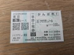 クロワデュノール 新馬戦現地応援馬券 - メルカリ