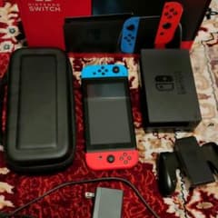 ソフト付きニンテンドー スイッチ本体 ネオンブルーネオンレッドのサムネイル