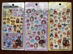 【正規品】ディズニークラシック　プリンセス　プーさん　ボンボンドロップシールのサムネイル