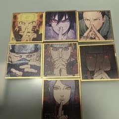 NARUTO ナルト ミニ色紙 7枚セットのサムネイル