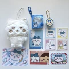 Chiikawa Hachiware Plush Toy, Mascot, Keychain, Stickers - Bundle Sale