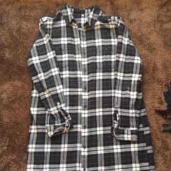 チェックのロングシャツのサムネイル