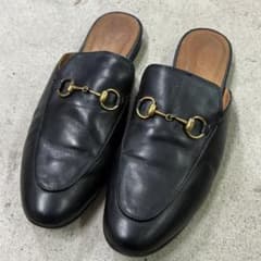 GUCCI プリンスタウン サンダル ミュール ホースビット 38 24cm - メルカリ