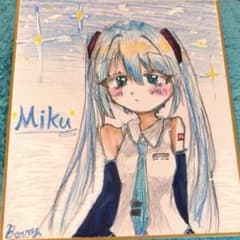 初音ミク イラスト ファンアート 手描き アナログのサムネイル